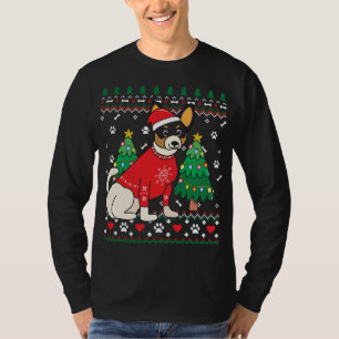 Toy Fox Terrier Weihnachtsschmuck Ugly Geschenk Ma T-Shirt