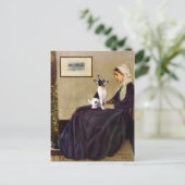 Toy Fox Terrier - Whistlermutter Postkarte (Stehend Vorderseite)