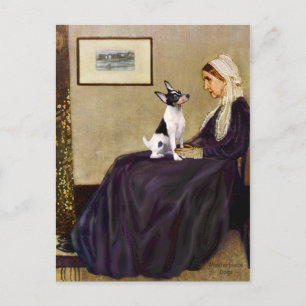 Toy Fox Terrier - Whistlers Mutter Postkarte