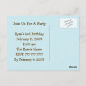 Toy Giraffee Postkarte (Rückseite)