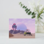 Toy Moon Walker Scene Postcard Postkarte (Stehend Vorderseite)