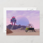Toy Moon Walker Scene Postcard Postkarte (Vorne/Hinten)