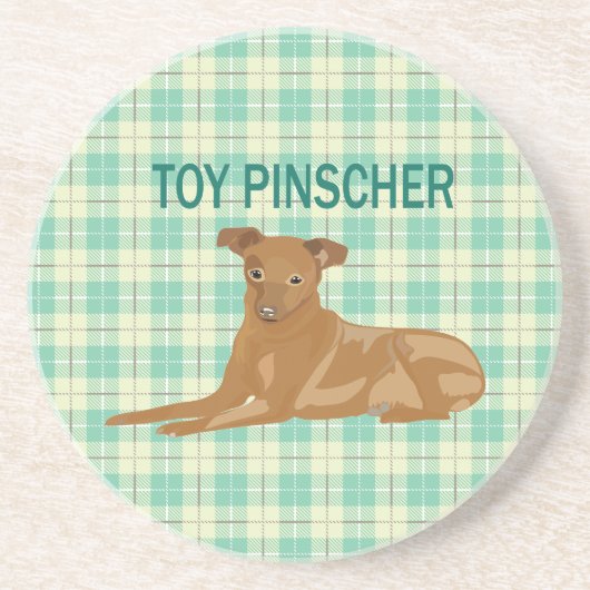 Toy Pinscher Getränkeuntersetzer (Vorne)