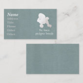 Toy Poodle Biz Card Visitenkarte (Vorne/Hinten)