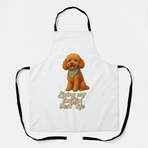 Toy Poodle - Das beste Leben meines Fluffins Schürze