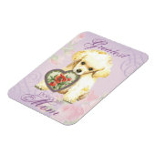 Toy Poodle Heart Mama Magnet (Linke Seite)