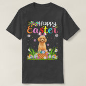 Toy Poodle Hund Bunny Egg Hunt Funny Toy Poodle Ha T-Shirt (Design vorne)
