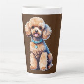 Toy Poodle Latte Tasse (Vorderseite)