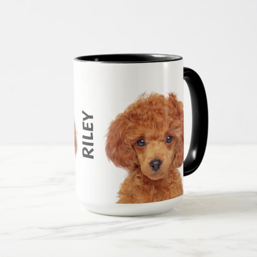 Toy Poodle personalisierte Mug Tasse (VorderseiteRechts)