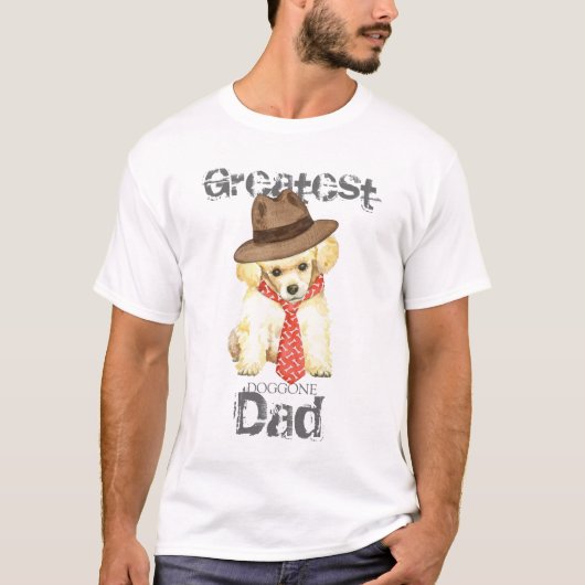 Toy Poodle Vater T-Shirt (Vorderseite)