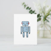 Toy Robot Postcard Postkarte (Stehend Vorderseite)