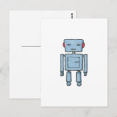 Toy Robot Postcard Postkarte (Vorne/Hinten)