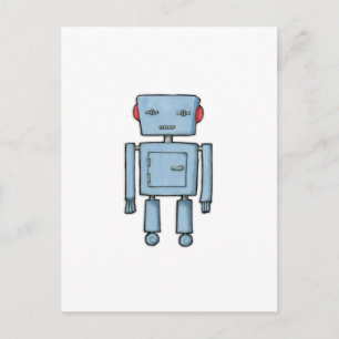 Toy Robot Postcard Postkarte