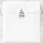 Toy Sailboat Sticker (Tasche)