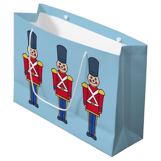 Toy Soldier große Geschenktasche Große Geschenktüte (Vorderseite Schrägansicht)