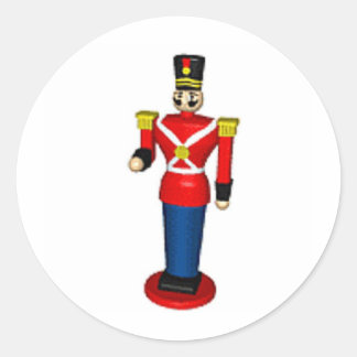 Toy Soldier Runder Aufkleber