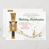 Toy Soldier Weihnachts-Party Einladung (Vorne/Hinten)