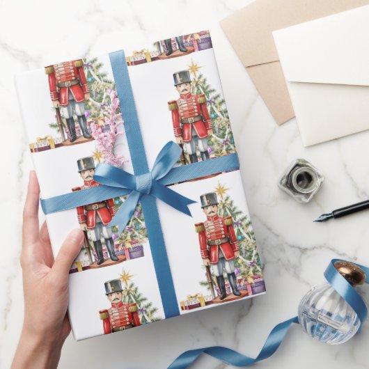 Toy Soldier Weihnachtsbaum Geschenkpapier (Schenken)