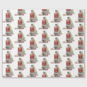 Toy Soldier Weihnachtsbaum Geschenkpapier (Flach)