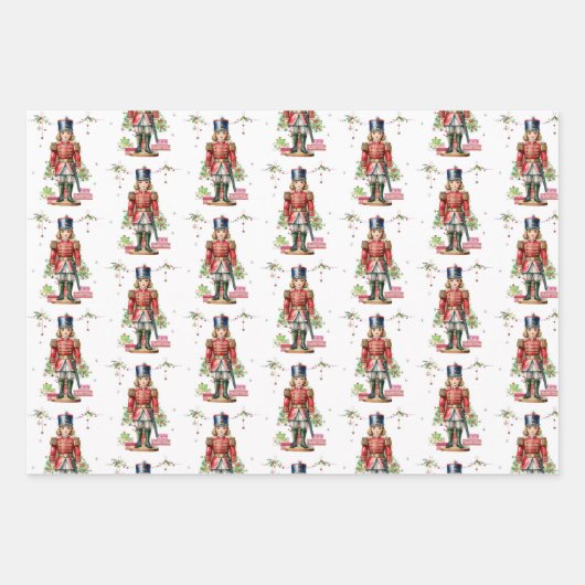 Toy Soldier Weihnachtsbaum Geschenkpapier Set (Vorderseite)