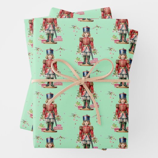 Toy Soldier Weihnachtsbaum Geschenkpapier Set (Beispiel)