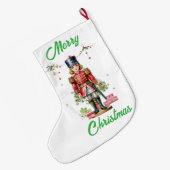 Toy Soldier Weihnachtsbaum Großer Weihnachtsstrumpf (Rückseite (Hängend))