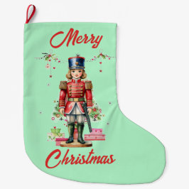 Toy Soldier Weihnachtsbaum Großer Weihnachtsstrumpf