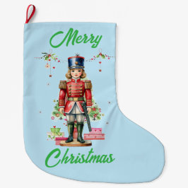 Toy Soldier Weihnachtsbaum Großer Weihnachtsstrumpf