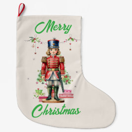 Toy Soldier Weihnachtsbaum Großer Weihnachtsstrumpf