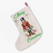 Toy Soldier Weihnachtsbaum Großer Weihnachtsstrumpf (Rückseite (Hängend))