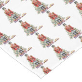 Toy Soldier Weihnachtsbaum Kurzer Tischläufer (Ecke)