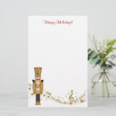 Toy Soldier Weihnachtsgeschichten Briefpapier (Stehend Vorderseite)