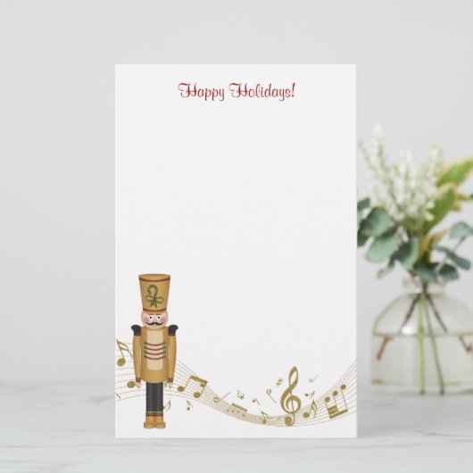 Toy Soldier Weihnachtsgeschichten Briefpapier (Stehend Vorderseite)