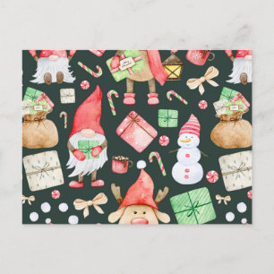 Toy Story Frohe Weihnachtsmuster Moderne Feiertagspostkarte