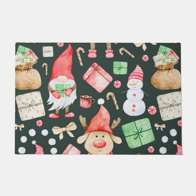 Toy Story Frohe Weihnachtsmuster Moderne Fußmatte (Vorderseite)