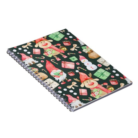 Toy Story Frohe Weihnachtsmuster Moderne Notizblock (Rechte Seite)