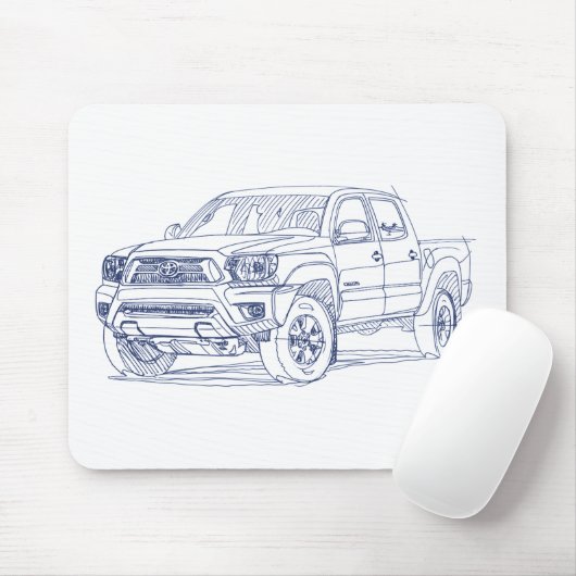 Toy Tacoma 2012 Mousepad (Mit Mouse)