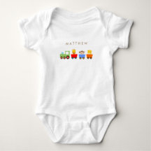 Toy Train Personalisiert Baby Onsie