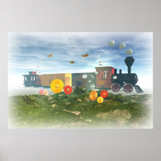 Toy Train Poster