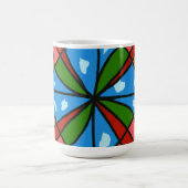"Toy Windmill" Abstrakte Design-Tasse Kaffeetasse (Mittel)