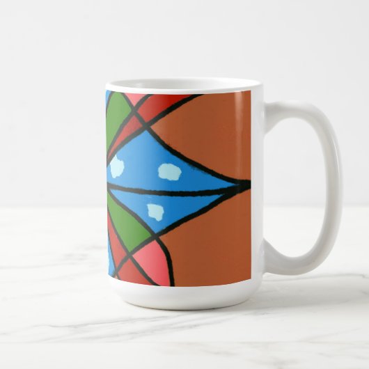 "Toy Windmill" Abstrakte Design-Tasse Kaffeetasse (Rechts)