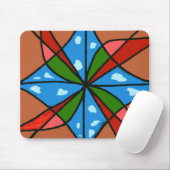 "Toy Windmills" Abstraktes Design Mousepad (Mit Mouse)