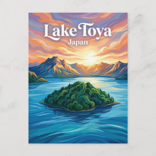 Tōya-See Japan Postkarte