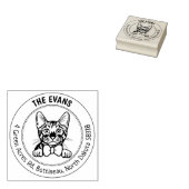 Toyger Cat Family Rücksendeadresse Gummistempel (Stempel)