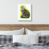 Toyger Leinwanddruck (Insitu (Schlafzimmer))