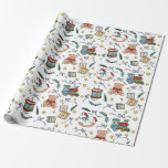 Toyland Classic Christmas Nostalgic Toys Geschenkpapier<br><div class="desc">Dieser bezaubernde Druck zeigt handgezeichnete Illustrationen klassischer Weihnachtsgeschenke für Kinder! So ein süßer Sake-Druck!</div>