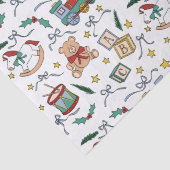 Toyland Classic Christmas Nostalgic Toys Seidenpapier (Detail)