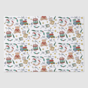 Toyland Classic Christmas Nostalgic Toys Seidenpapier