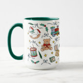 Toyland Classic Christmas Nostalgic Toys Tasse (Links)