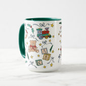 Toyland Classic Christmas Nostalgic Toys Tasse (Vorderseite Links)